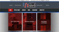 Desktop Screenshot of kenneysigns.com